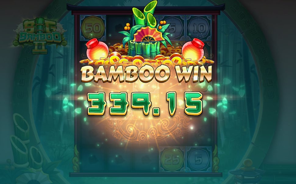 Mystery Bamboo Symbols covering grid positions before the reveal