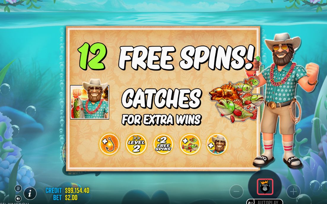 Free Spins running with the multiplier level shown